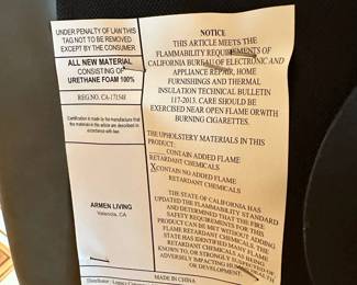 ARMEN LIVING Leather Barstools