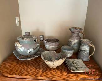 Large Collection of Original Pottery by JERRY KESSLER