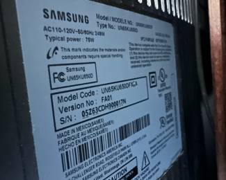 Samsung 65” CURVED Led Smart TV