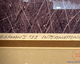 Signed Limited Edition Print "Chapman's '32 International" by David Knowlton