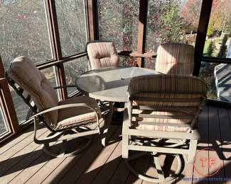 Cast Aluminum Patio Set