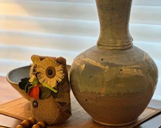 Large Pottery Vase by JERRY KESSLER