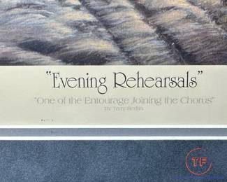 Signed Limited Edition "Evening Rehearsals" by TERRY REDLIN