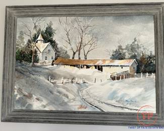 Original Oil on Board by PATSY SMITH