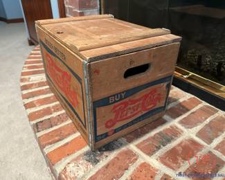 Vintage PEPSI-COLA Wood Crate