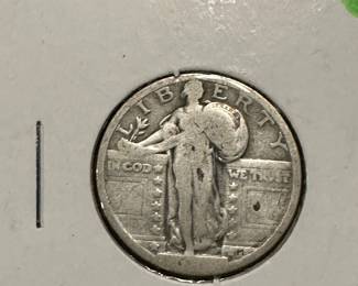 Standing Liberty SILVER Quarters