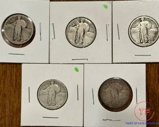 Standing Liberty SILVER Quarters