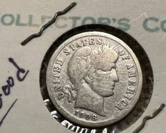 SILVER Barber Dimes