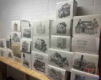 LARGE Collection of DEPARTMENT 56 Christmas Villages