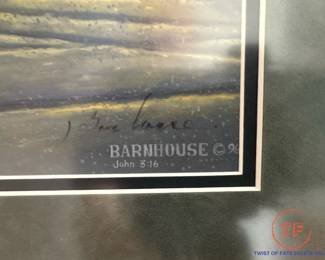 Signed Print "Old Fashioned Christmas" by DAVE BARNHOUSE