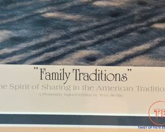 Signed Edition “Family Traditions” by TERRY REDLIN