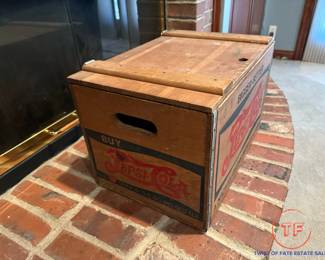 Vintage PEPSI-COLA Wood Crate