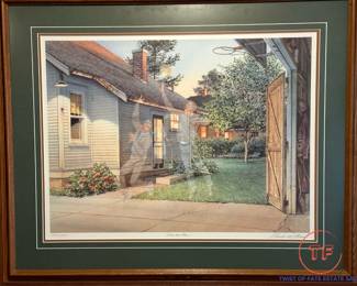 Limited Edition Signed Lithograph "One on One" by CHARLES PETERSON