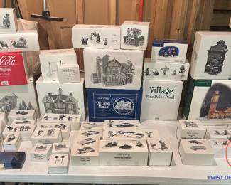 LARGE Collection of DEPARTMENT 56 Christmas Villages