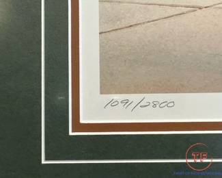 Limited Edition Signed Lithograph "One on One" by CHARLES PETERSON