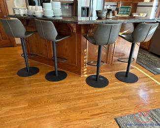 ARMEN LIVING Leather Barstools