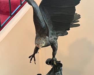 Jues Moigniez Cast Bronze by The Galleria 22' wide and 32" Tall