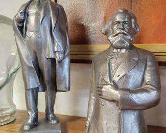 Lenin and Karl Marx doing their thing!