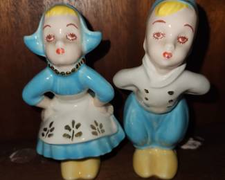 Vintage Dutch Salt and Pepper Shakers