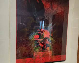 W. Chapman signed Litho 