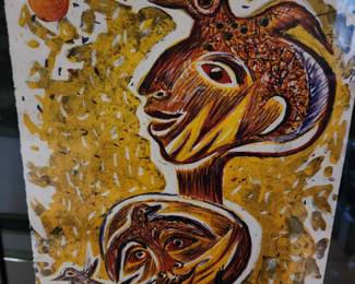 Our own Ashland Betty LaDuke - Betty LaDuke is an American artist and writer from Oregon. She is the mother of activist Winona LaDuke. Original Signed. 