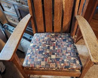 Antique Mission Chair 