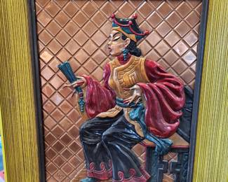 Vintage Chinese Original Enamel on Copper - Circa 1950's - Coppercraft. 