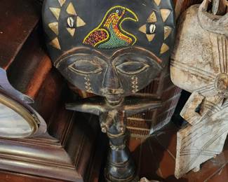 Beaded Bird African Fertility Icon