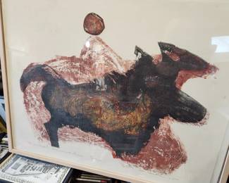 Print signed by Betty LaDuke