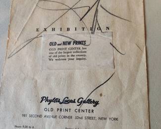 Authograph signature of Salvadore Dali