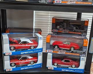 Collectible cars.