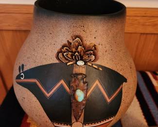 'Fetish Bear' signed by Artist - Santa Fe, New Mexico - Robert Evans (?)