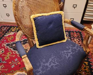 Two Modern Day Italian Louis XVI style Chairs