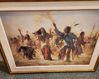 'Ghost Dancers' - Giclee by Howard Turpning - highly listed artist. 