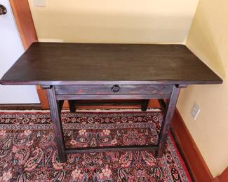 Sideboard Table in the ADU. Fabulous Handwoven Carpet in the ADU. 