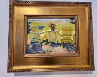 Susan Diehl's Original Oil ' Yellow'