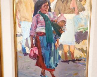 'Walking in the Shade' by listed artist Richard Schiele.