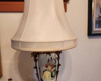 Wonderful Chinese Porcelain Vase made into  Lamp - It has pedigree.  