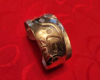 Silver signed by Artist. Nice piece. 