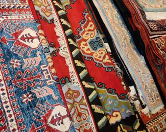 120'' x 84'' Kilim - Handwoven - Wool. 