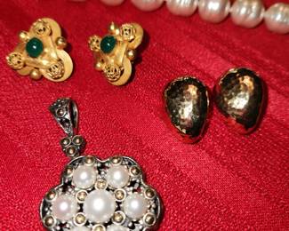 Pendant Silver w/Gold Overlay