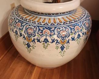 Two very large Pottery Pieces 