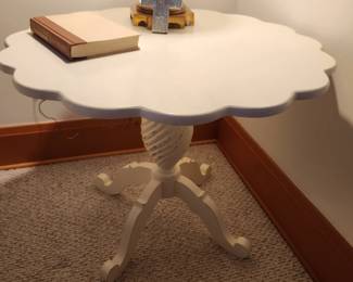 Scolloped  Round Table