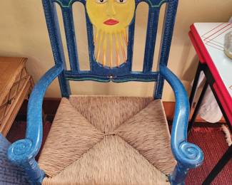 Sunshine Rush Seat Chair in the ADU