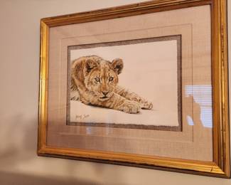 Highly listed Artist Original by Lindsay Scott 'Eye Contact'