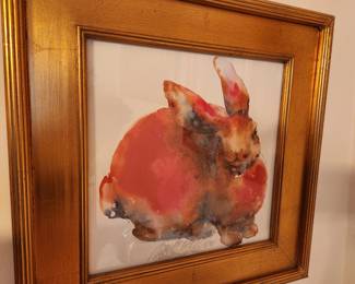 Linda St. Clair - highly listed artist - 'Red Rabbit'. 