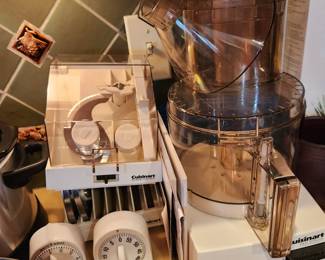 Cuisinart Processor with all it's attachments. 