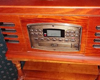 Reproduction Antique Radio with DVD Player. Works!