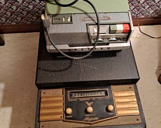 Vintage Majestic Phonograph & Radio; and Tape Recorder