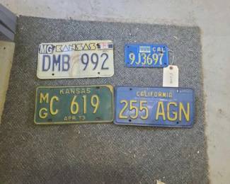 #5008 • 4 License Plates
